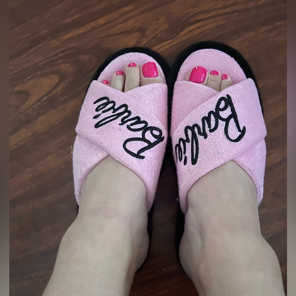 Barbie shower slippers